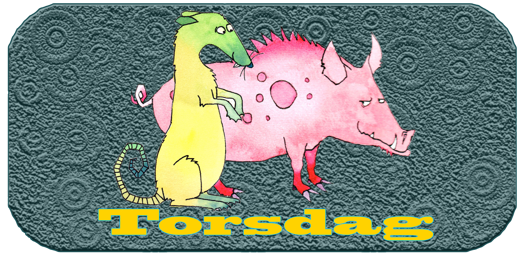 Kinesisk dyr | Hverdager | Torsdag | Rotte, gris 